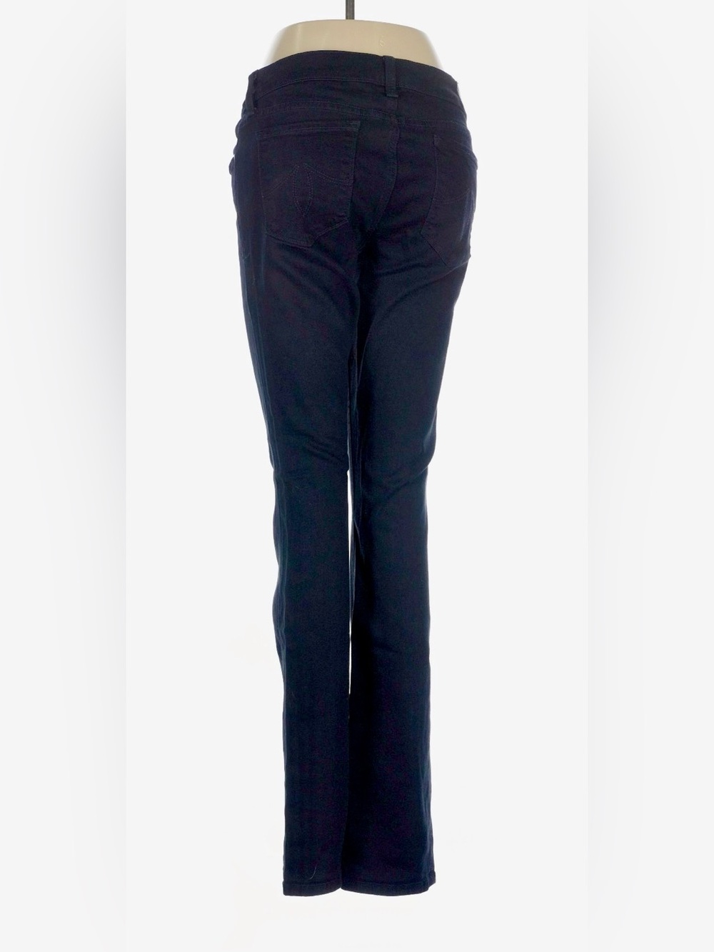 Level 99 Anthropologie Lily Skinny Straight Black Jeans - Size 30 - Picture 2 of 12